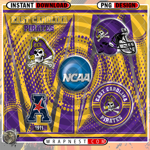 EAST CAROLINA TEAM LOGO WRAP