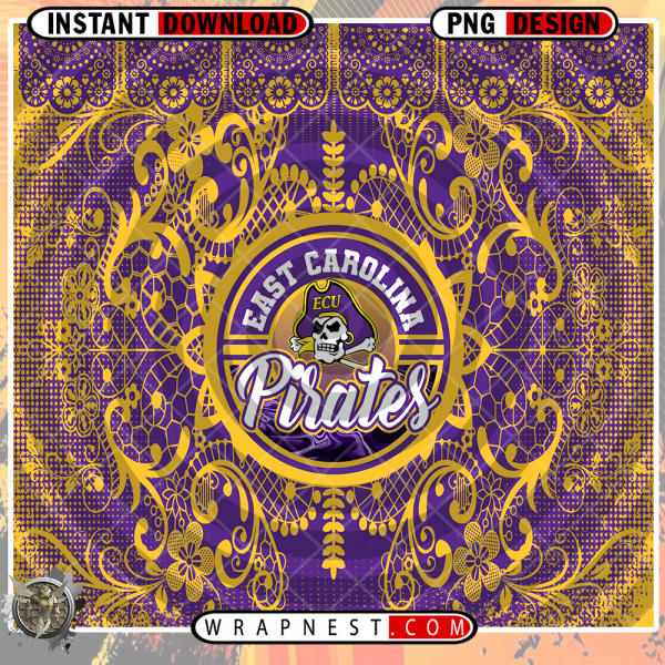 EAST CAROLINA LACE & LOGO WRAP