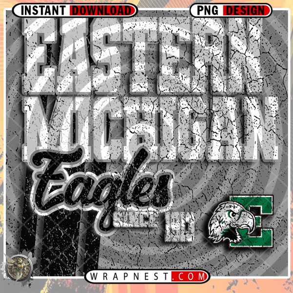 EASTERN MICHIGAN GRUNGE v2