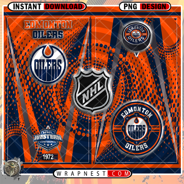 OILERS TEAM LOGO WRAP