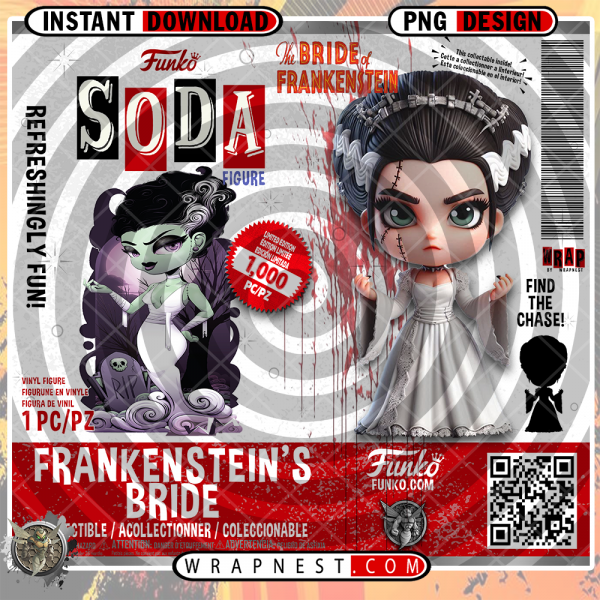 FRANKENSTEIN BRIDE FUNKO SODA WRAP