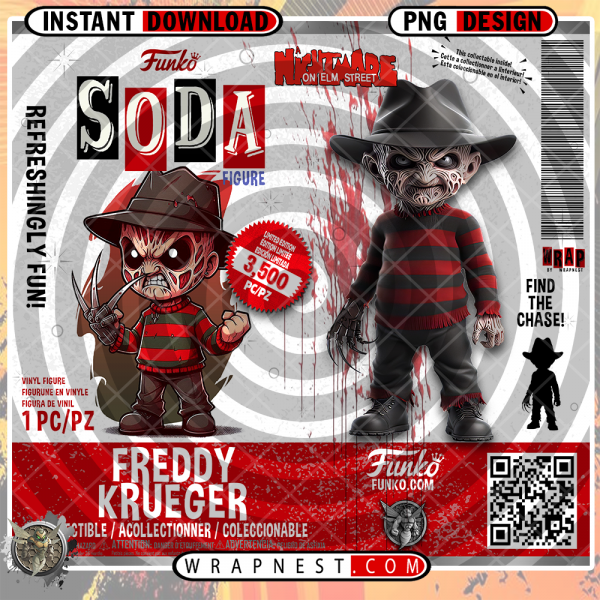 FREDDY KRUEGER FUNKO SODA WRAP