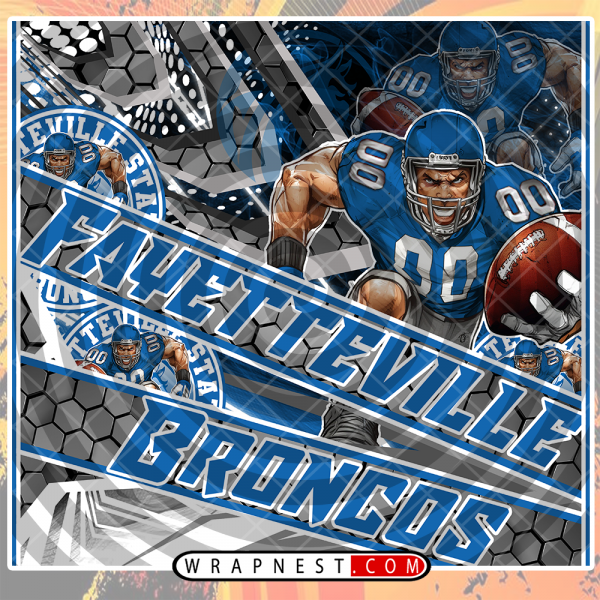 FAYETTEVILLE STATE FATHEAD v2 WRAP