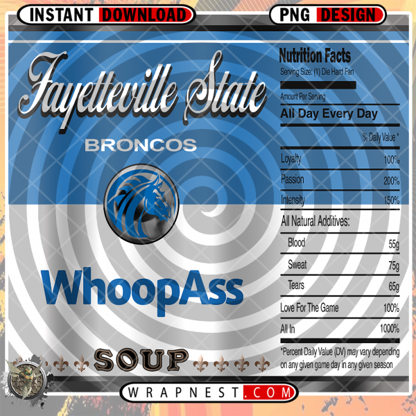 FAYETTEVILLE STATE WHOOPASS WRAP