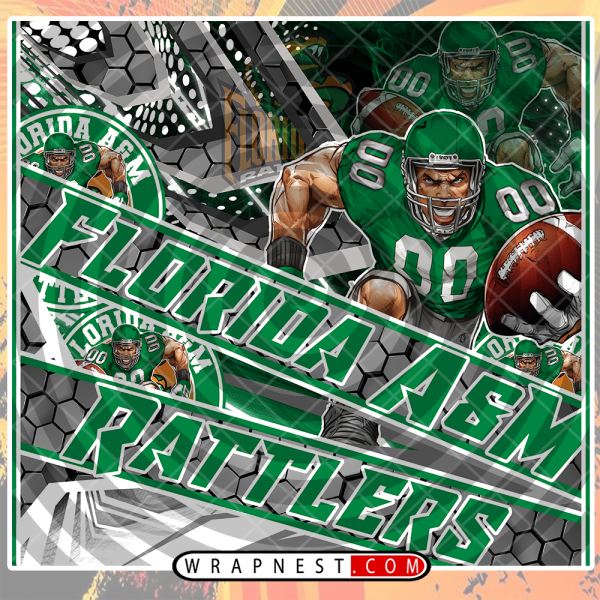 FLORIDA A&M FATHEAD v2 WRAP