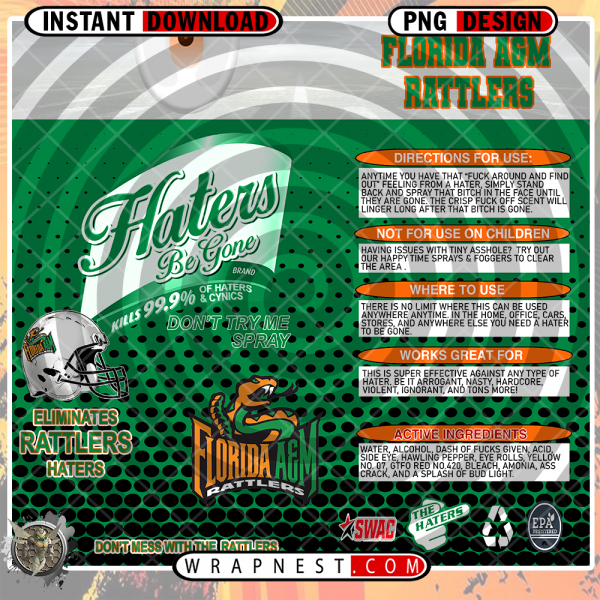 FLORIDA A&M HATERS BE GONE WRAP