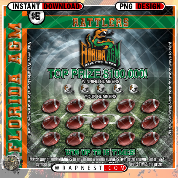 FLORIDA A&M SCRATCH OFF WRAP