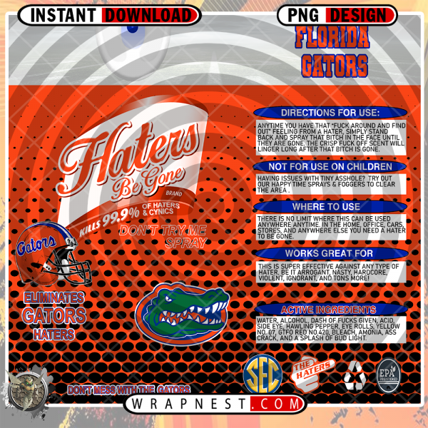 FLORIDA HATERS BE GONE WRAP