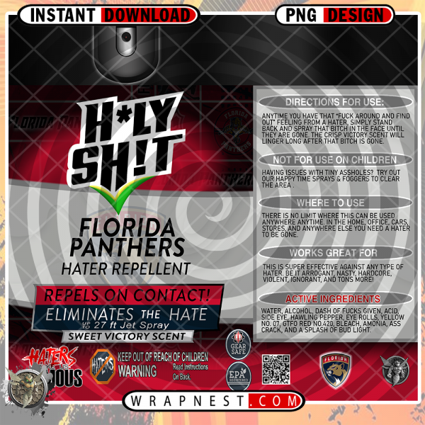 PANTHERS HOLY SHIT WRAP