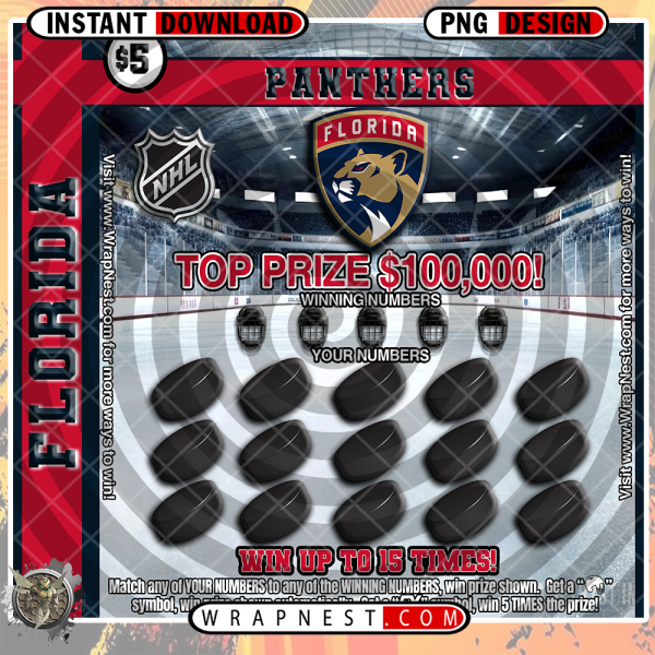 PANTHERS SCRATCH OFF WRAP
