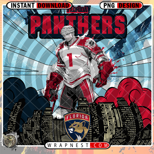 PANTHERS COMIC BOOK STYLE WRAP