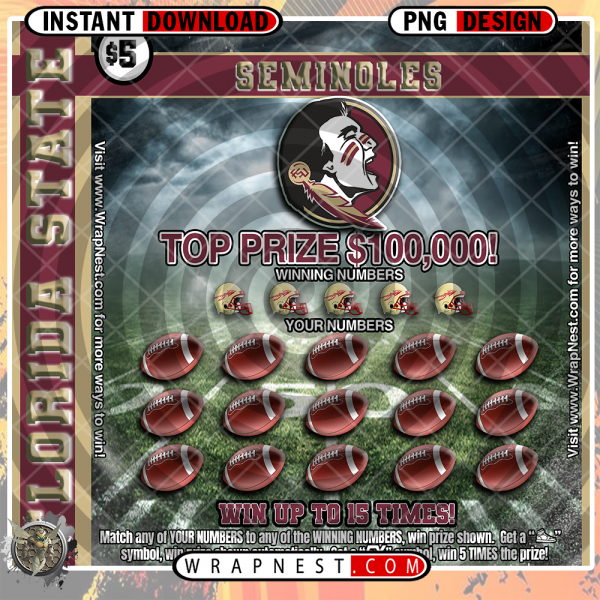 FLORIDA STATE SCRATCH OFF WRAP