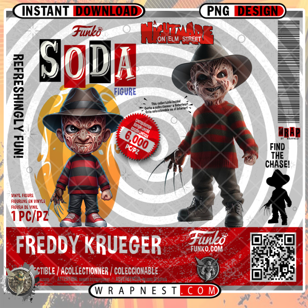 FREDDY KRUEGER FUNKO SODA WRAP