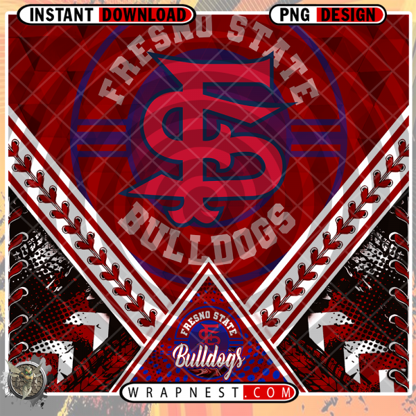 FRESNO STATE DIAMOND WRAP v1