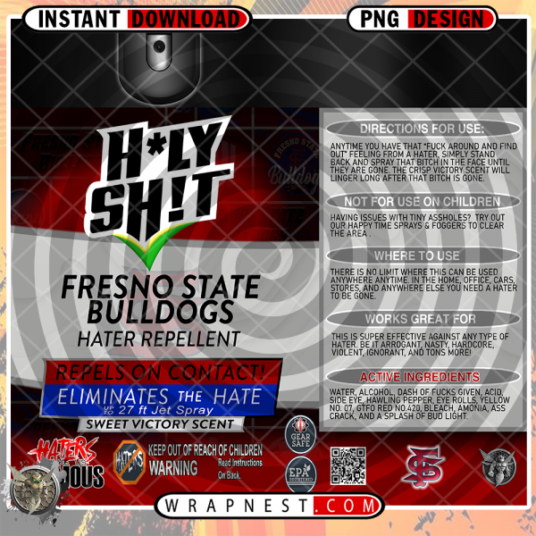 FRESNO STATE HOLY SH*T WRAP