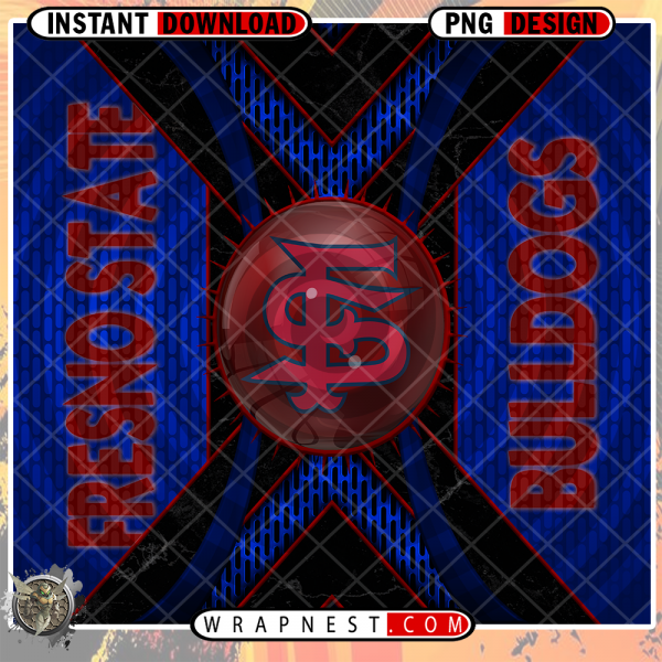 FRESNO STATE METAL GRATING WRAP