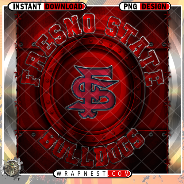 FRESNO STATE METAL WRAP