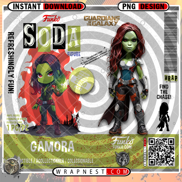 GAMORA FUNKO SODA WRAP