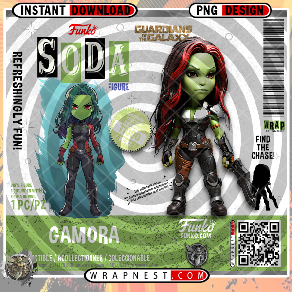 GAMORA FUNKO SODA WRAP