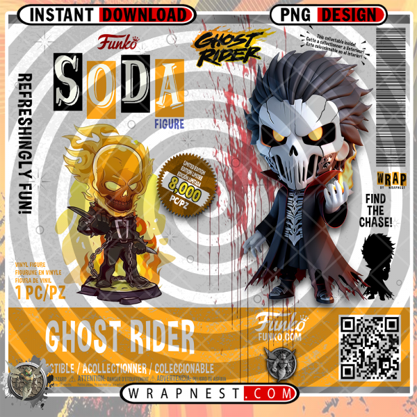 GHOST RIDER FUNKO SODA WRAP
