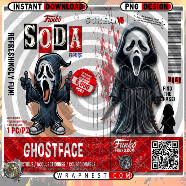 GHOSTFACE FUNKO SODA WRAP