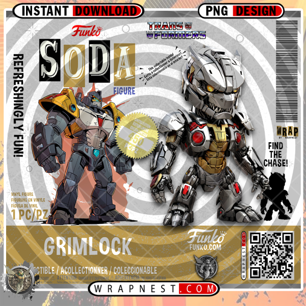 GRIMLOCK FUNKO SODA