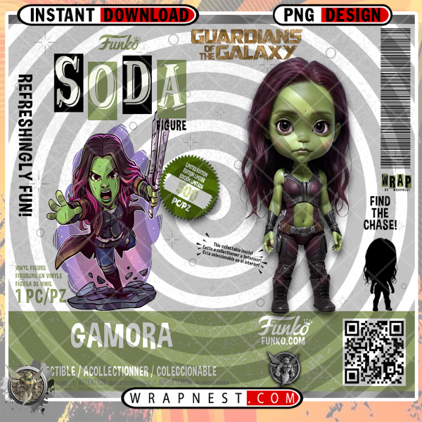 GAMORA FUNKO SODA WRAP