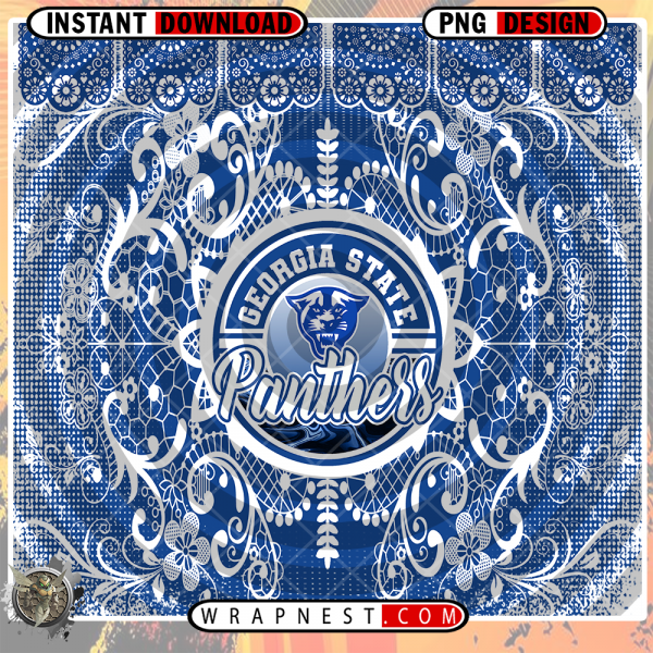 GEORGIA STATE LACE & LOGO WRAP