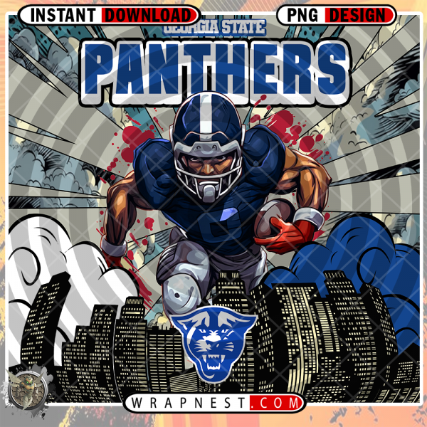 GEORGIA STATE COMIC BOOK STYLE WRAP