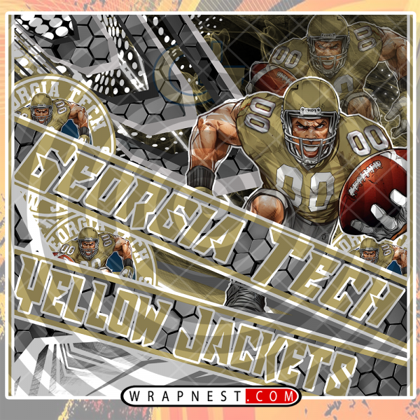 GEORGIA TECH FATHEAD v2 WRAP
