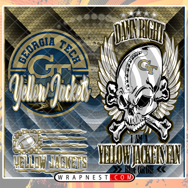 GEORGIA TECH SKULL WRAP