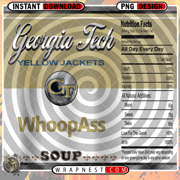 GEORGIA TECH WHOOPASS WRAP