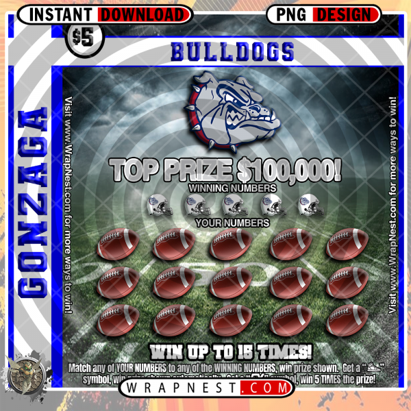 GONZAGA SCRATCH OFF WRAP