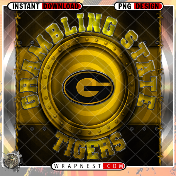 GRAMBLING STATE  METAL WRAP