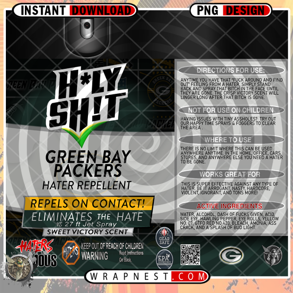 PACKERS HOLY SHIT WRAP