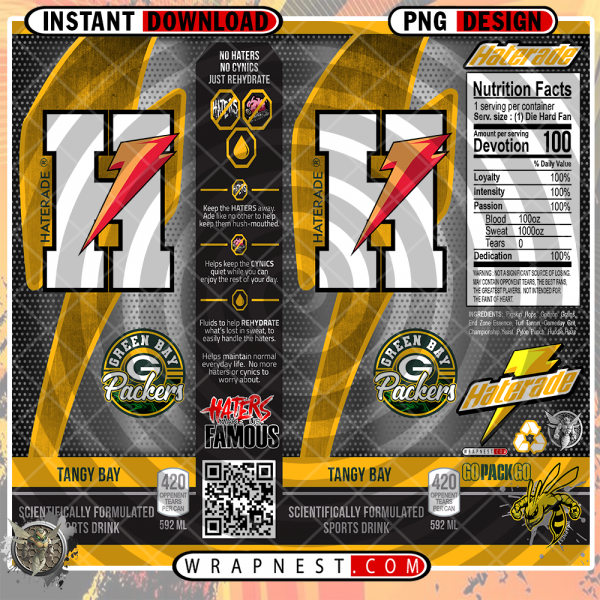 PACKERS HATERADE WRAP