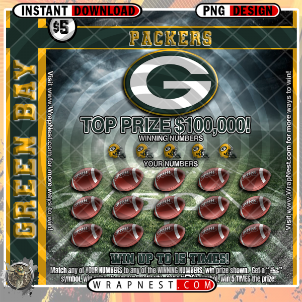 PACKERS SCRATCH OFF WRAP