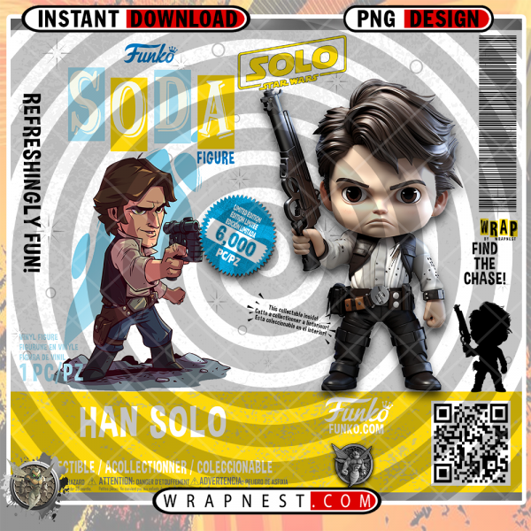 HAN SOLO 
  FUNKO SODA WRAP