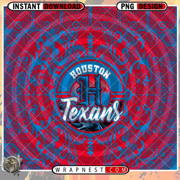 TEXANS LACE &
  LOGO WRAP