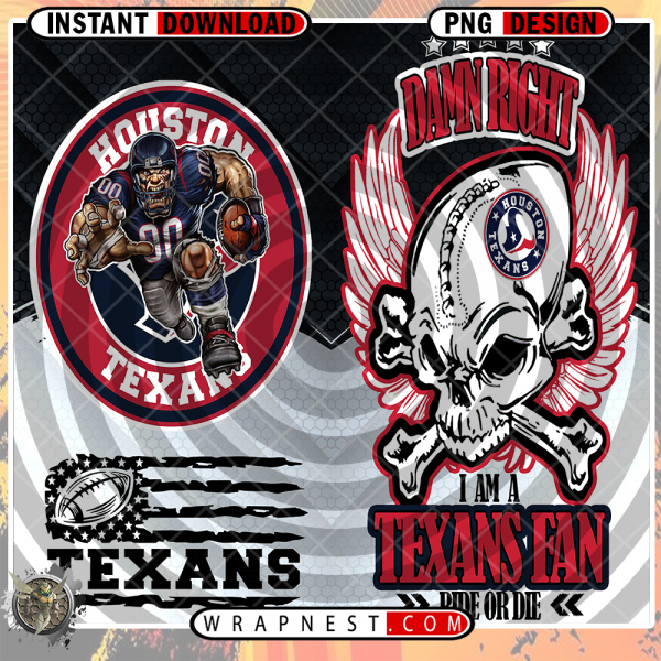 TEXANS SKULL WRAP
