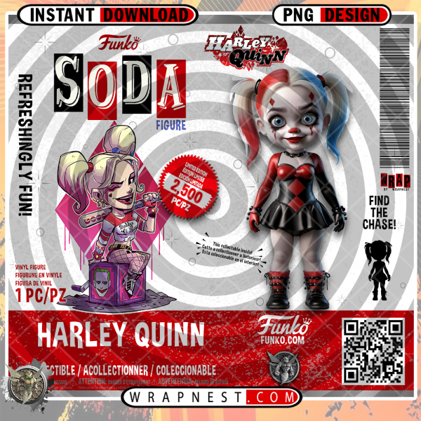 HARLEY QUINN FUNKO SODA