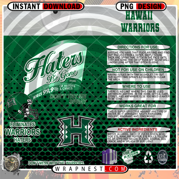 HAWAII HATERS BE GONE WRAP