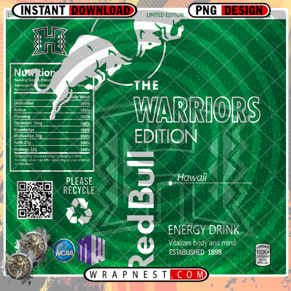 HAWAII RED BULL WRAP
