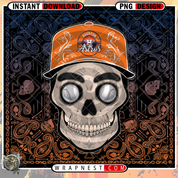 ASTROS SKULL HANDKERCHIEF WRAP