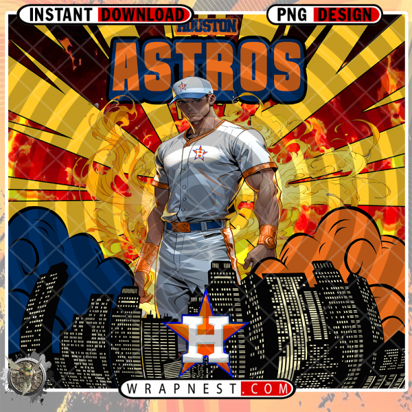 ASTROS COMIC BOOK STYLE WRAP