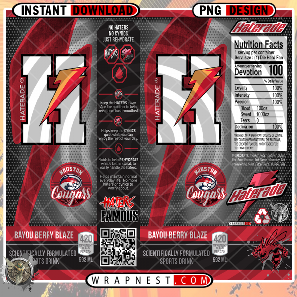 HOUSTON HATERADE WRAP
