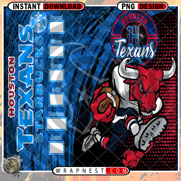 TEXANS STARBUCKS WRAP