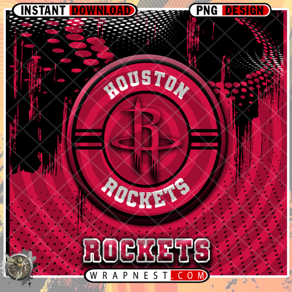 ROCKETS DOT LOGO WRAP