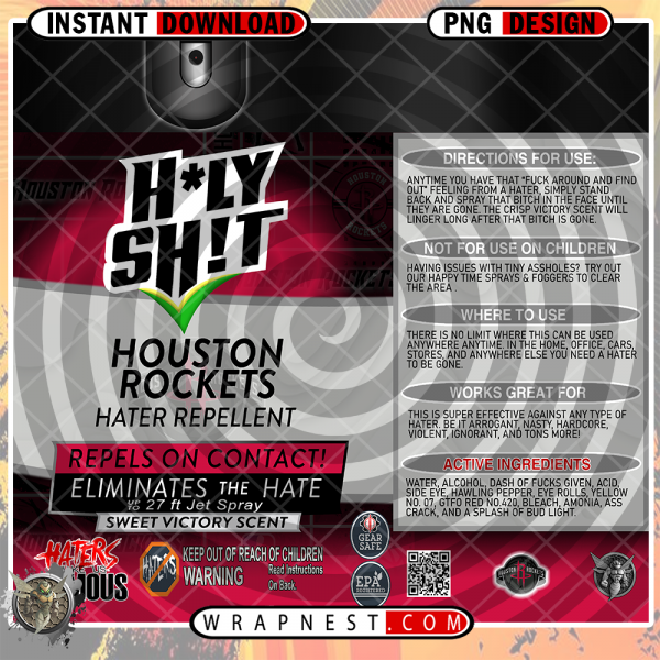 ROCKETS HOLY SHIT WRAP