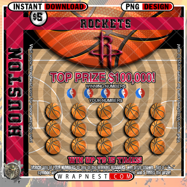 ROCKETS SCRATCH OFF WRAP